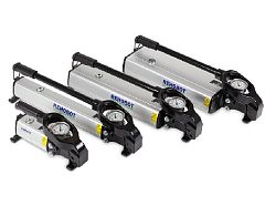 Насосы гидравлические, ручной привод, двухступенчатые на 70МПа, 80,100, 150, 200, 240, 300 МПа