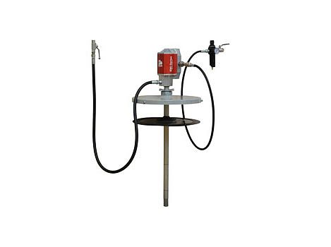 Нагнетатель смазки стационарный под бочки 180 кг, насос 80:1 