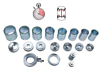Комплект оснастки (втулок и упорных шайб) для запрессовки и выпрессовки сайлентблоков ( комплекты EBH26, 03-00028, 03-00031-001 поставляются отдельно)