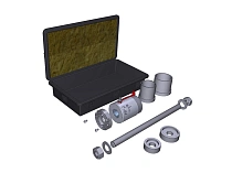 Выпрессовщик сайлентблоков, усилие 36 т, (гидроцилиндр из алюминия)