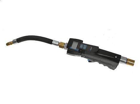 Пистолет для раздачи масла  с встроенным программируемым электронным расходомером