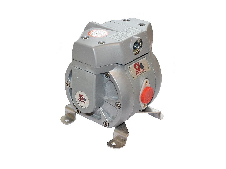 Насос ED30 диафрагменный с пневмоприводом; 1:1; 30 л/мин.; 0,7 МПа; вход вохдуха G3/8"(f); вход/выход жидкости G1/2"(f), +80°С