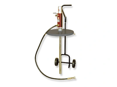 Нагнетатель смазки передвижной, под бочки 50 кг, тележка; пневмопривод 3:1; 6 кг./мин.