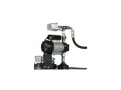 Комплект насоса с электроприводом для масла с автоматикой (авто вкл 6 бар/выкл 24 бар) для бочек 200л., макс. давл.: 2,4 МПа, произв-сть: 10л/мин; 220В; 780 Вт.; 50Гц; 1450 об/мин; IP44