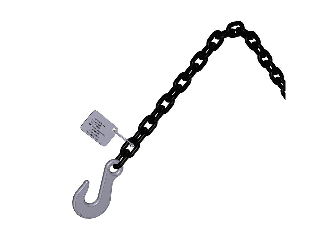 Цепь 10-10х30  8 м с  крюком Цепь 10-10х30  8 м с  крюком
