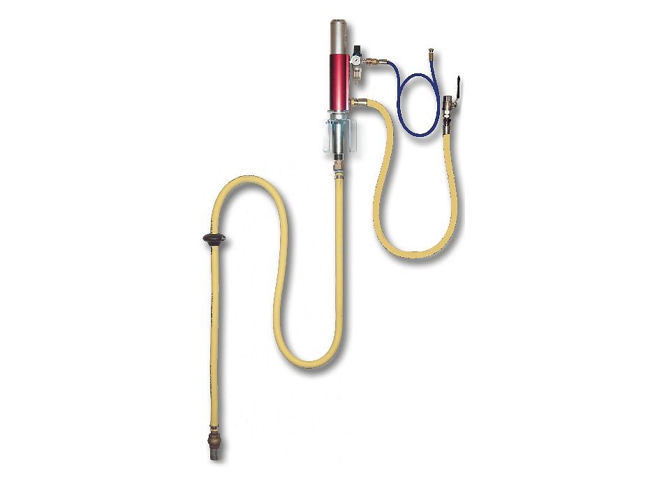 Комплект укороченного насоса 1:1 для раздачи антифриза из 200 л. бочек, пневмопривод, 30л/мин;1 МПа