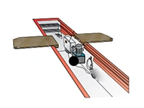 Детектор люфта в сочленениях рулевого механизма и подвески грузовых автомобилей 13 тонн на ось