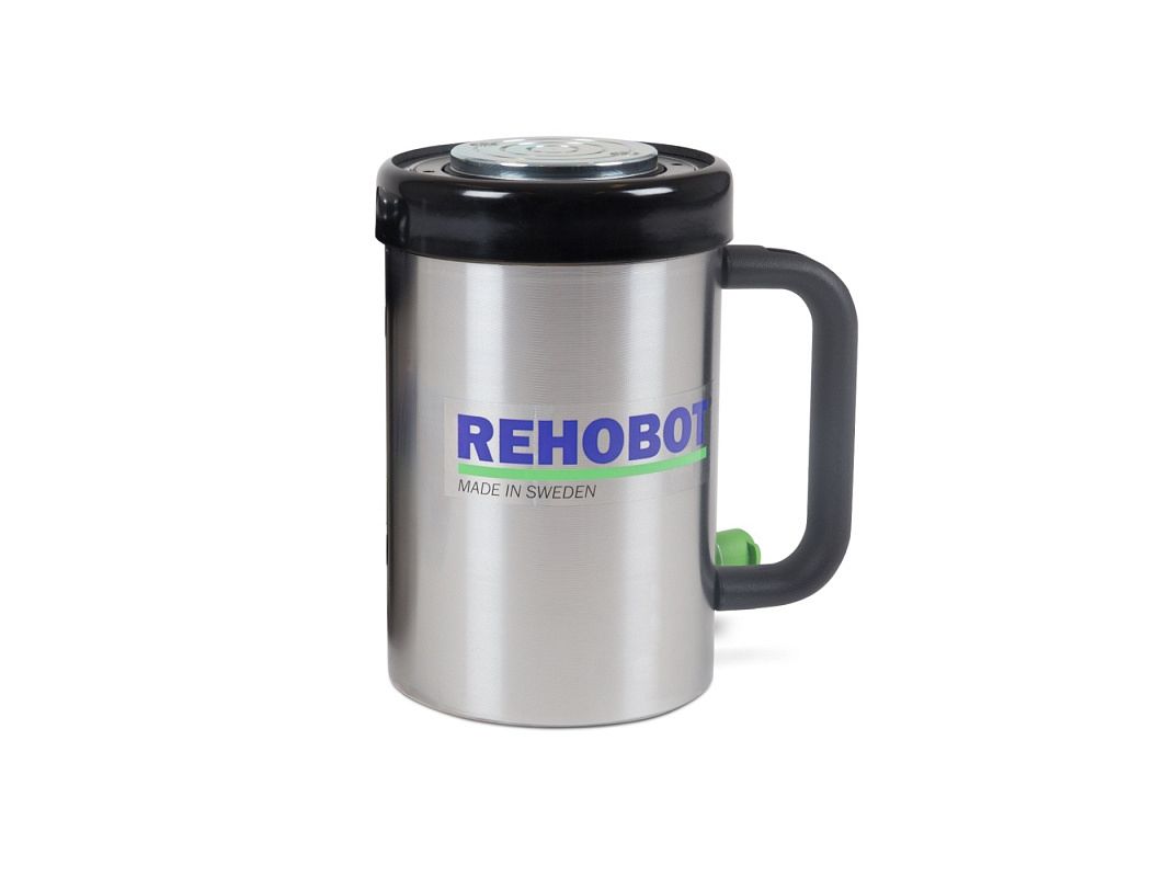 Гидроцилиндр толкающий, усилие 41 т, ход штока 100 мм, высота 196 мм 