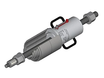 Выпрессовщик втулок и осей гидравлический, усилие 50 т (гидроцилиндр из алюминия)