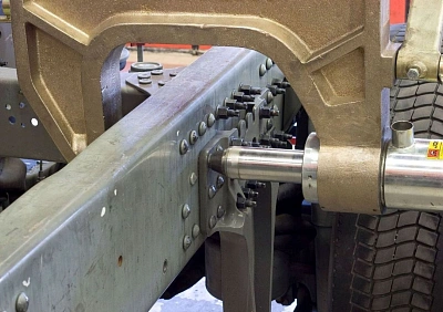 Комплект струбцины для клепки и правки рам 40 т для правки рам 