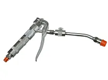 Пистолет для раздачи смазки высокого давления, с фильтром и клапаном сброса  давления, с выпускн. трубкой и гидравлической насадкой G1/4" (f) 