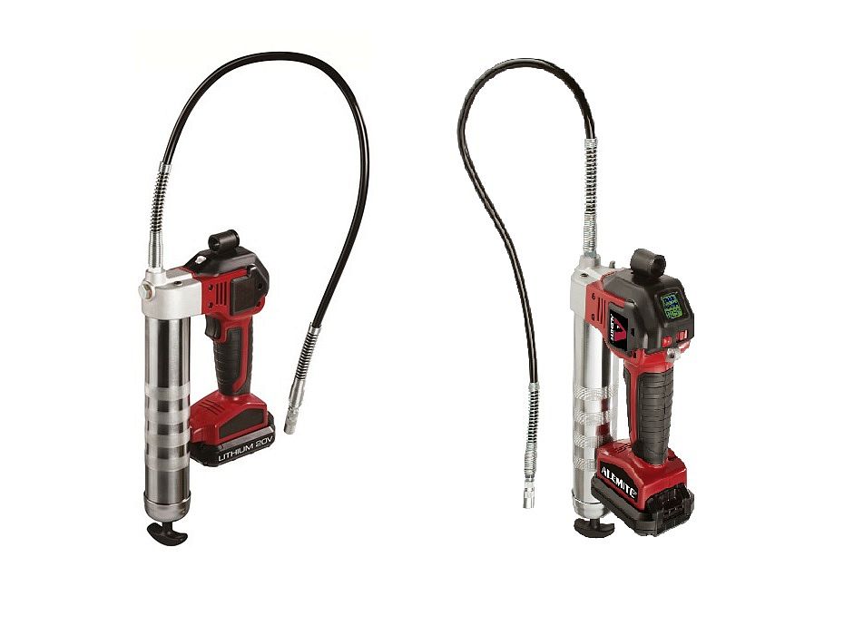 Шприц для смазки на аккумуляторной батарее (с 2-мя батареями)