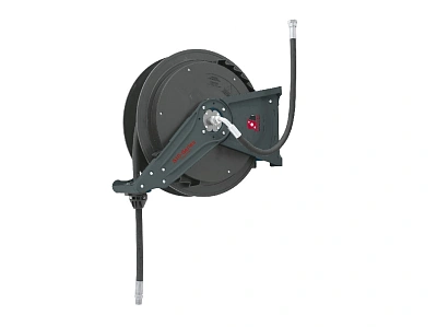 Катушка открытая для раздачи стеклоомывающей жидкости, обезжиривателя; шланг 10 м. х 1/2"; 1,5 МПа; 1/2"