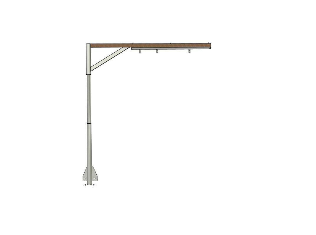 Консоль поворотная с тросовым балансиром