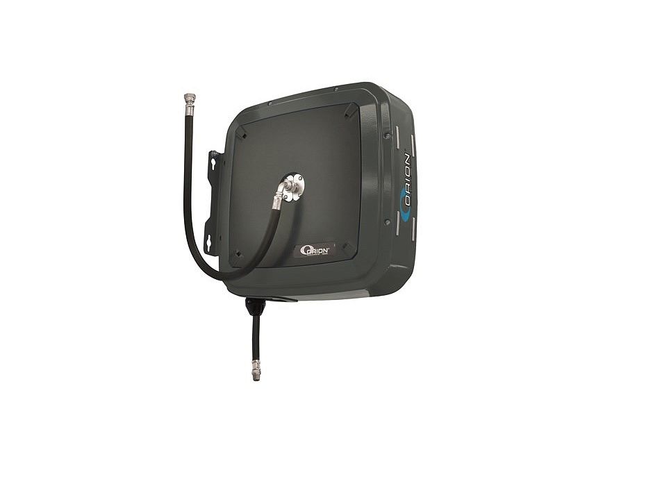 Катушка закрытая серии СRO для стеклочистительной жидкости, обезжиривателя, шланг: длина 15 м., диаметр 1/2"; резьб. соед. G1/2"(f),7,5 МПа