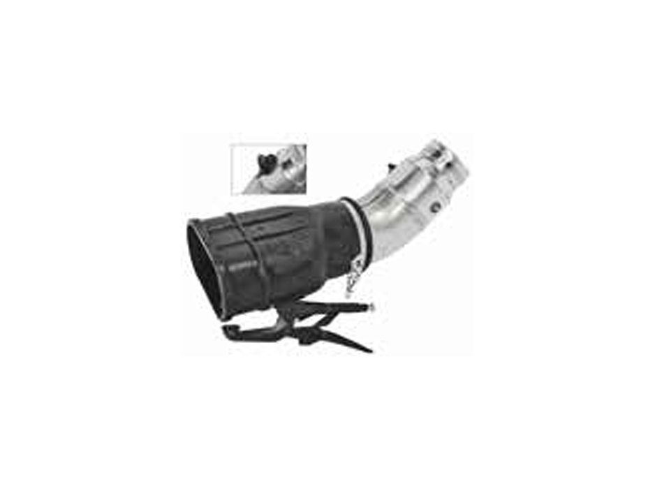 Насадка резиновая с отверстием для анализатора, фиксирующим зажимом и демпфером, для шланга диамертом 150 мм. (6")