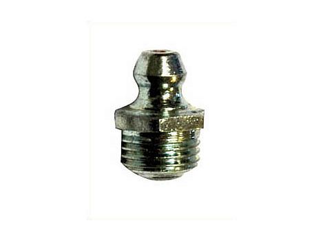 Пресс-маслёнка прямая,  (тавотница)  S-1/4" х 28SAE (нержавеющая сталь)