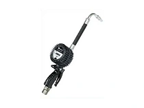 Пистолет для масла с механическим расходомером, гибким носиком, 20л/мин, 7МПа, 1/2"