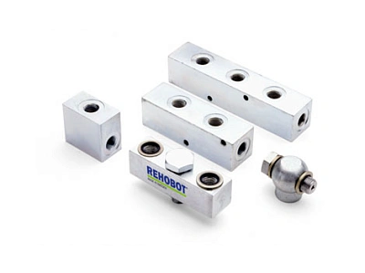 Коллектор распределительный, два глухих выхода, вн.1/4", нар. 1/4", 150 Мпа