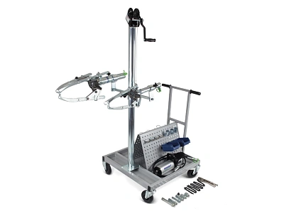 Съемники гидравлические в комплекте с тележкой