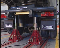 Гидравлический домкрат г/п 10 т. для вывешивания мостов прицепов, полуприцепов  Правка рам Гэллакс