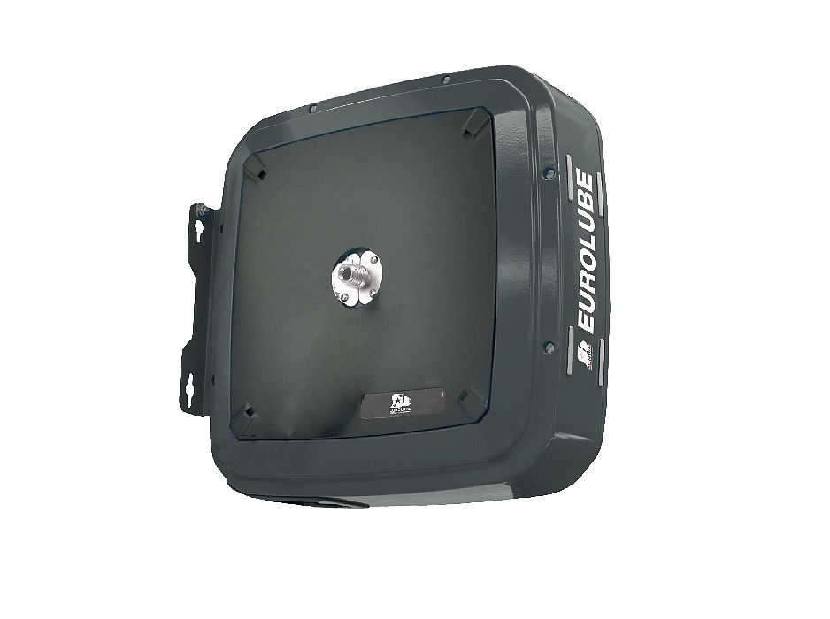 Катушка закрытая без шланга для раздачи смазки; для шланга 15 м. х 3/8"; композитный барабан; 35 МПа; 3/8"