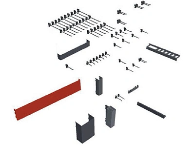 Комплект кронштейнов к системе хранения для стендов серии Laser AM