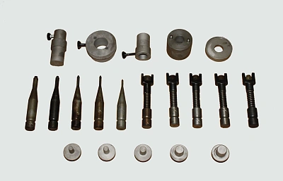 Комплект инструмента 4/5/6/8/10 мм, подпружиненный пуансон