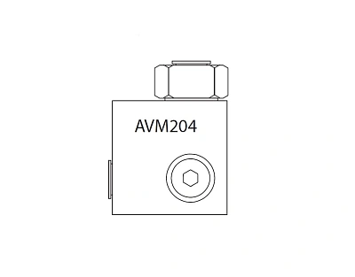 Адаптер для подключения манометров AMT801, TX103, TX104 к насосам, 150 МПа
