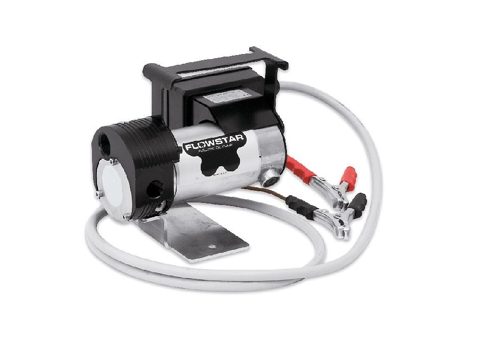 Насос переносной с электроприводом для масла, макс. давление: 12 бар, производительность: 5,5л/мин, 24В, 200 Вт.