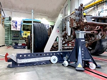 Упор горизонтальный передвижной 20т, для правки рам