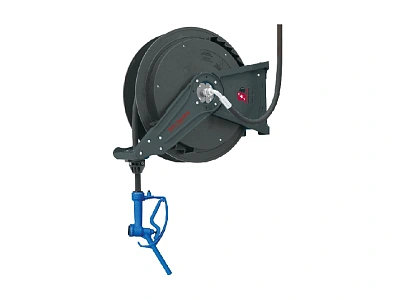 Катушка открытая для раздачи мочевины/Adblue, шланг 10 м. х 1/2"; 1,5 МПа; пистолет