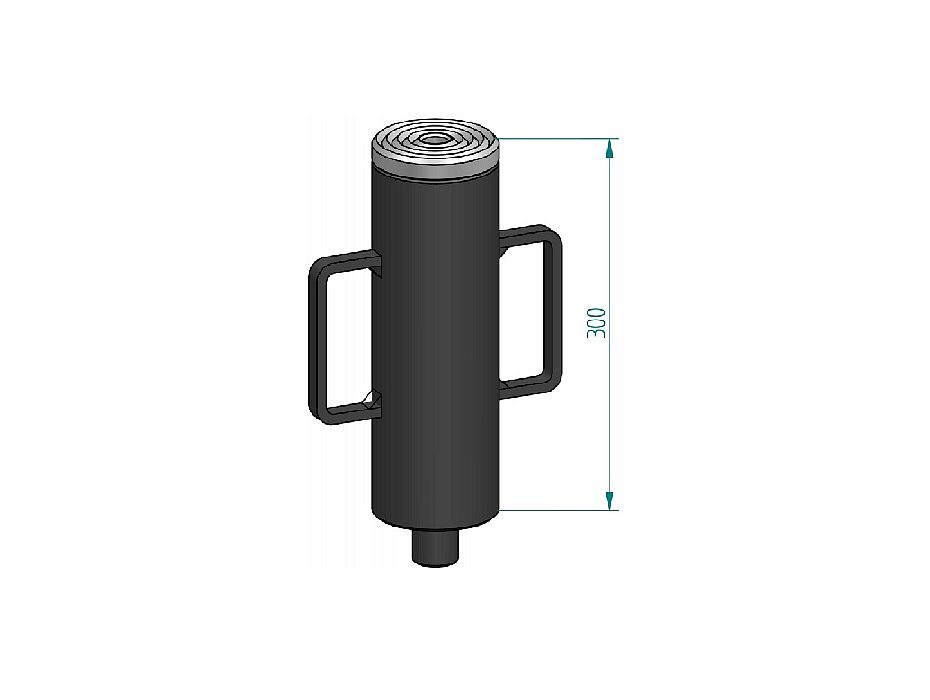 Удлинитель, 300 мм, 80 т, для домкратов моделей M80/31 и M80/42