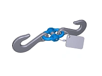 Крюк двойной для цепи 10-10х30