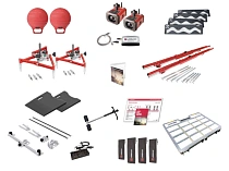 Электронный стенд измерения углов установки колес, положения осей, геометрии рам Cam-aligner с комплектом регулировочных шайб