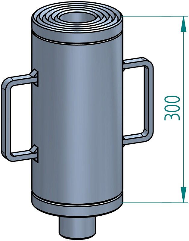 Удлинитель, 300 мм, 150 т, для моделей M100/72 и M150/90