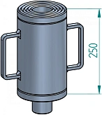 Удлинитель, 250 мм, 150 т, для моделей M100/72 и M150/90