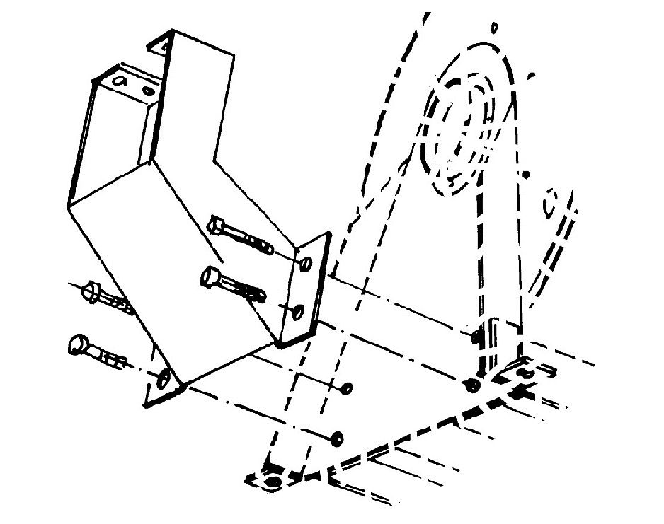 Комплект для установки вентиляторов 84320-84325 на вытяжную катушку