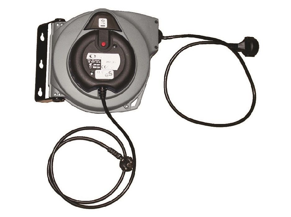 Катушка с электрическим кабелем 10м, 230 В, 2 кВт