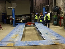 Домкрат для платформенного подъемника, пневмогидравлический на 10 т, высота подъема 250 мм