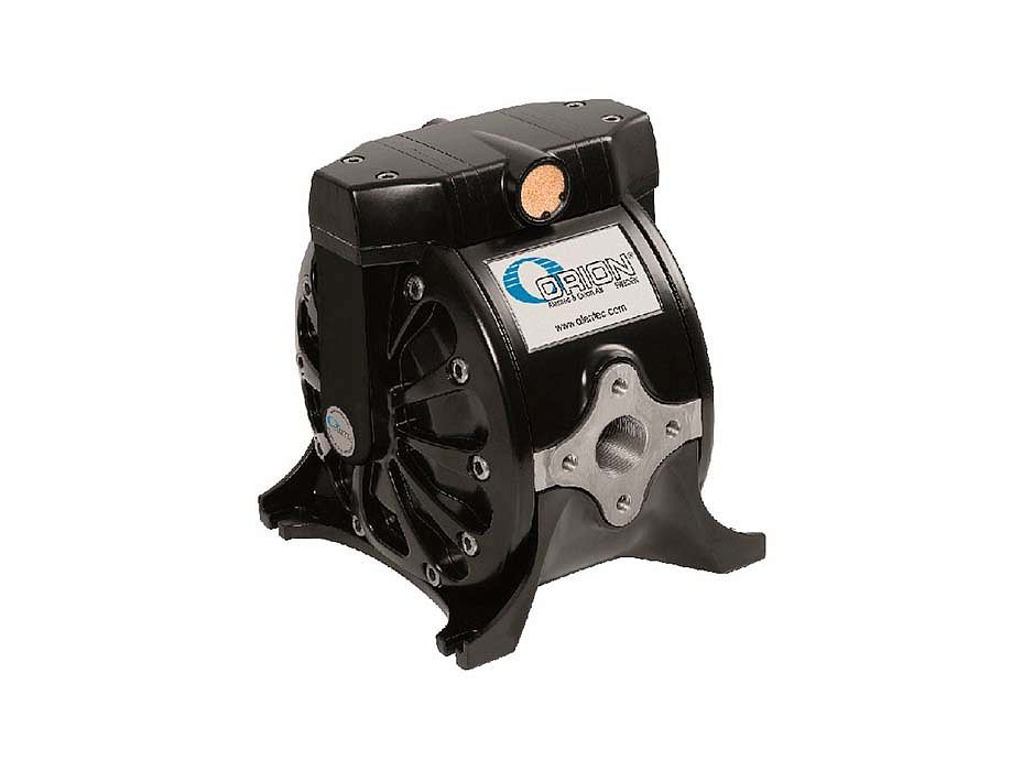 Насос диафрагменный с пневмоприводом, 1:1, 100 л/мин,0,7 МПа,  воздух G3/8" (f), масло вх-вых G1"(f)