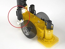 Держатель удлинителя левый для домкратов M80/31 и M80/42