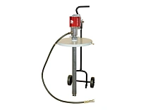Нагнетатель смазки под бочки 20 кг, передвижной, насос 25:1, тележка, шланг 2м