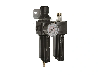 Фильтр-регулятор с лубрикатором и кронштейном, G1/4" (f), 1,2 МПа, +5...+60°C