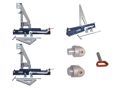 Комплект двух прессов горизонтальных и одного упора