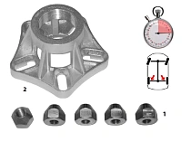 Комплект оснастки для гидравлического съемника заднего ступичного подшипника Ford Transit 2000 (поставляется без цилиндра 03-00028)