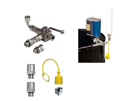 Комплект для заполнения смазкой ввинчиваемых картриджей и шприц-пистолетов