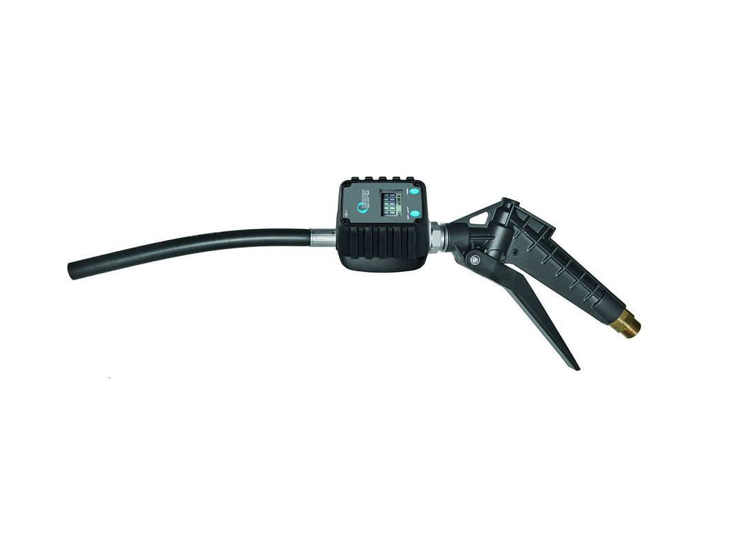 Пистолет для раздачи жидкостей на водной основе с электр. расходомером, 15 л/мин,3 МПа, 1/2" (F) BSP