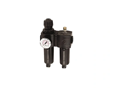 Фильтр регулятор-лубрикатор с манометром, G1/2" (f), 1,2 MПa