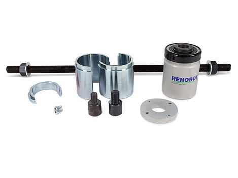 Гидравлический выпрессовщик втулок, стаканов, сайлентблоков для строительной техники, усилие 37 т